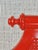Vintage Bali Hai Faux Bamboo Cane Twin Headboard by Henry Link- Newly Painted Flirt Red by Behr For Sale In Mobile - Image 6 of 11
