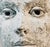 A weighty, atmospheric zinc bust of a young woman, cast with a soft, almost hand-modeled quality unusual for metal work —...