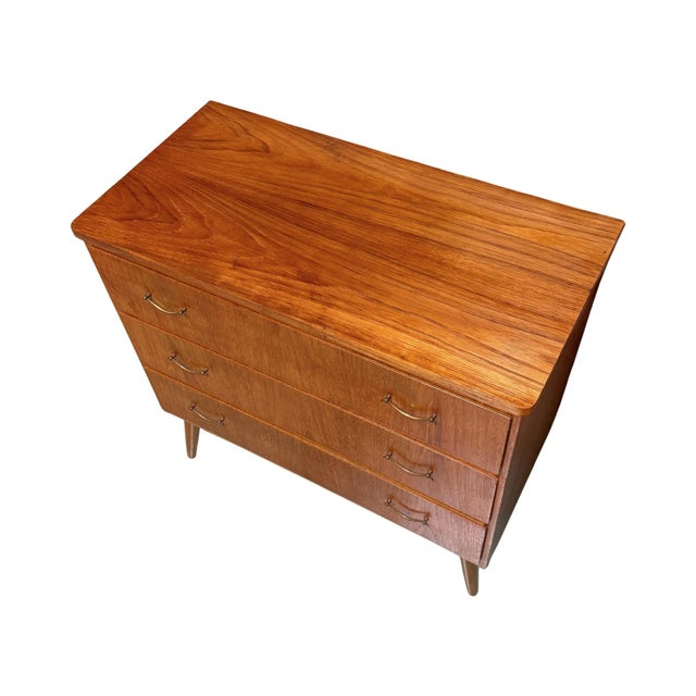 Mid-Century Modern Mid 20th Century Swedish Teak Chest For Sale - Image 3 of 3