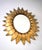 Vintage 1960s Spanish Sun Mirror in Gilded Metal For Sale - Image 9 of 11