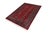 Art Deco Rustic Bokhara Red Green Hand Knotted Rug For Sale - Image 3 of 9