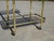 Rolling Serving Cart in Gilded Metal and Glass, 1980s For Sale - Image 15 of 17
