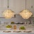 2020s Aloadecor Natural Capiz Shell Four-Tier Chandelier For Sale - Image 5 of 6