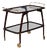 Vintage 20th Century Italian Brass & Wood Drinks Trolley, 1960 For Sale