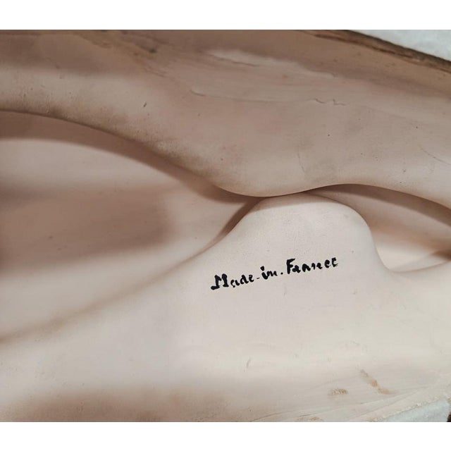 Alexandre Morlon, Sculpture of Nude Woman with Turtle Doves, 1920s-1940s, Ceramic For Sale - Image 18 of 18