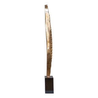 Roland Berger, Pillar in Motion, Bronze For Sale