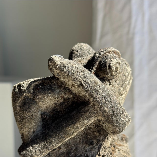 Small Balinese Limestone Frog Sculpture with Metallophone For Sale - Image 10 of 17