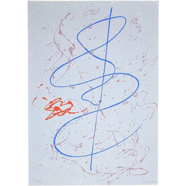 Abstract composition is an original contemporary artwork realized in the 1970s by giulio turcato (mantua, 1912 – rome,...