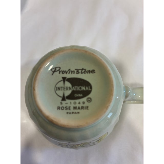 Vintage Provistone Rose Marie Floral Mugs - Set of 4 For Sale In Oklahoma City - Image 6 of 10