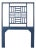 Finn Headboard Twin - Navy For Sale