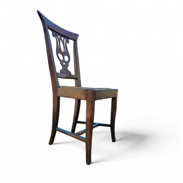 Elm Dining Chairs with Carved Back Frames in Rosette, France, 1890-1900, Set of 4 For Sale - Image 12 of 18