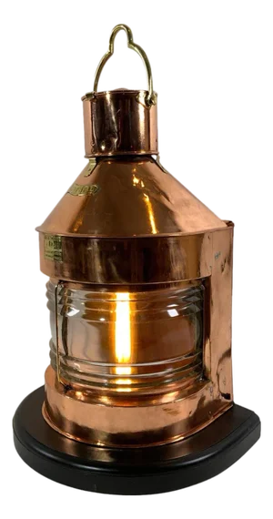 Copper Ships Masthead Lantern by Meteorite of England