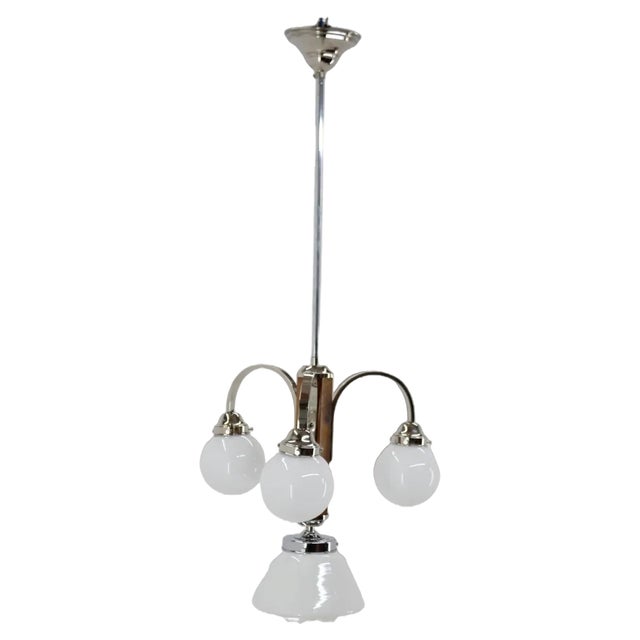 Art Deco Chandelier, Czecholsovakia, 1930s For Sale