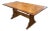 Artisan Built Trestle Table For Sale