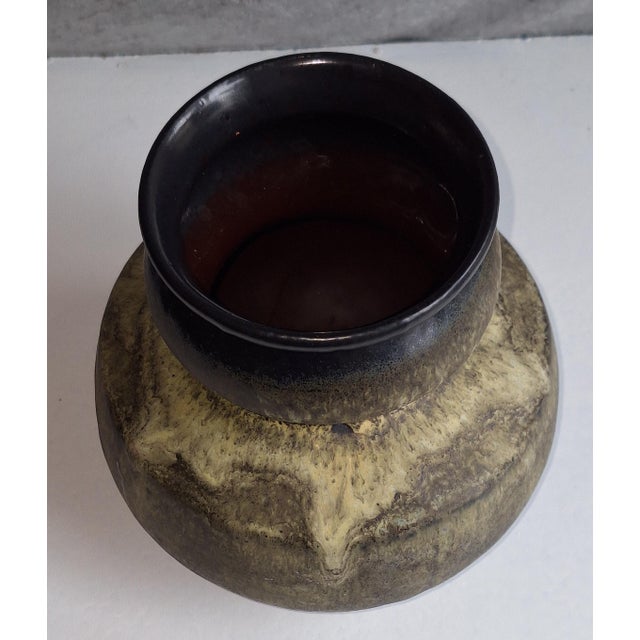 Vintage German Ceramic Vase by Bay Keramik, 1970s, in Very Good conditions. Designed 1970 to 1979 This piece has an...