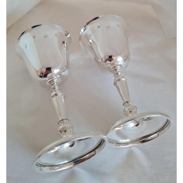 Camelot Silverware Sterling Silver Goblets, 1994, Set of 6 For Sale - Image 6 of 11