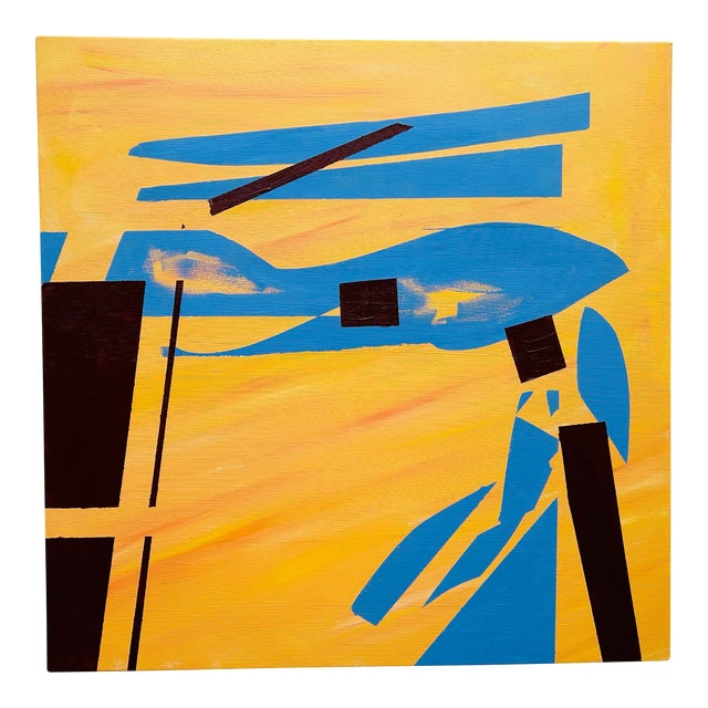 Abstract Painting by Erik Sulander Acrylic on Canvas. For Sale