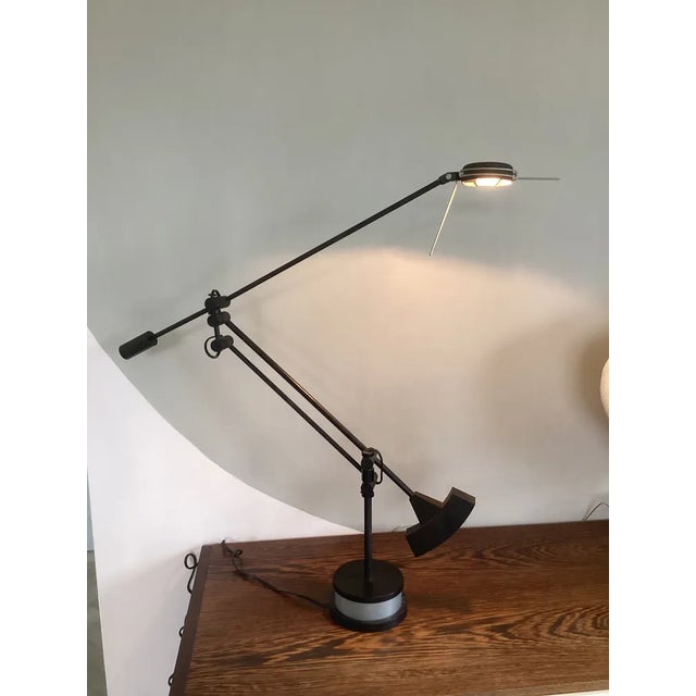 Mid-Century Modern Isis Desk Lamp by Edwin Klein, 1980s For Sale - Image 3 of 9