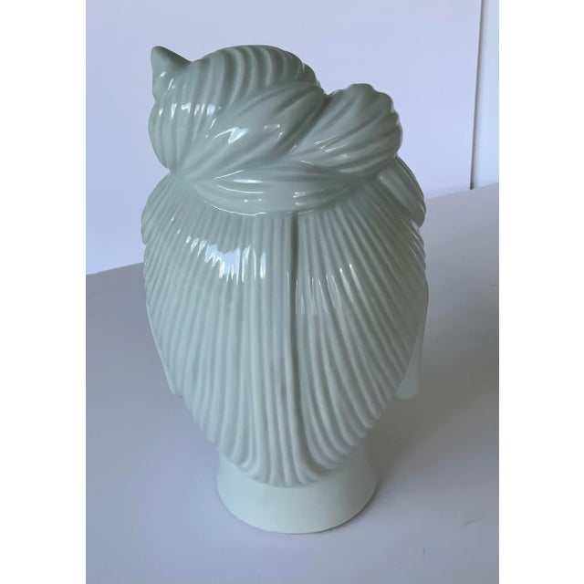 Vintage Japanese Porcelain Bust of a Lady For Sale - Image 4 of 6