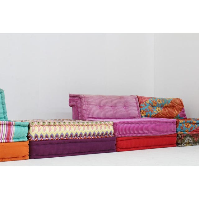 1970s Mah Jong Sofa by Hans Hopfer and Kenzo Takada for Roche Bobois, 1970s, Set of 11 For Sale - Image 5 of 16