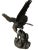 Antique Japanese Bronze Eagle from the Meiji Period, 19th Century For Sale - Image 5 of 14