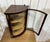 English Mahogany Corner Wall Display Cabinet, 1950s For Sale - Image 5 of 12
