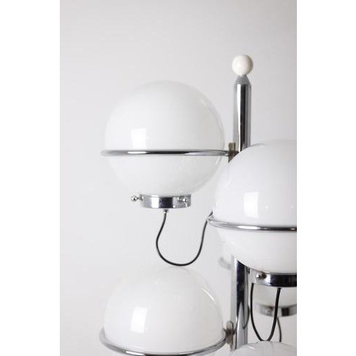 1960s Nine-Light Floor Lamp by Gino Sarfatti for Arteluce, 1960s For Sale - Image 5 of 10