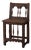 Spanish Occasional Chair in Walnut For Sale