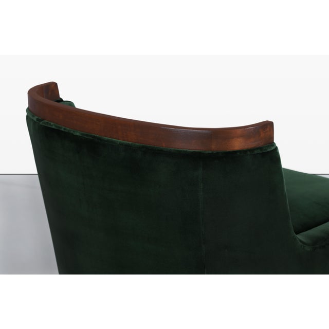 Mid-Century Modern Walnut Lounge Chairs Styled After Erwin Lambeth For Sale - Image 13 of 14