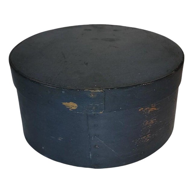 19Thc Original Indigo Blue Pantry Box For Sale