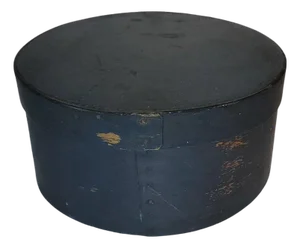 19Thc Original Indigo Blue Pantry Box