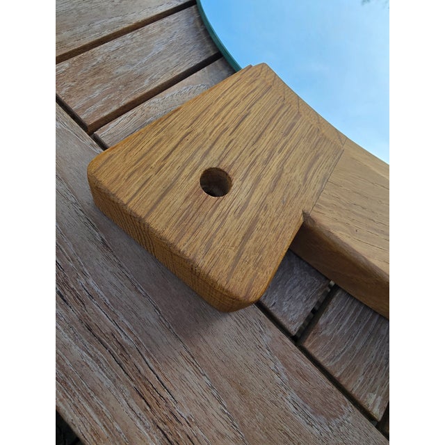 Modern Oval Mirror by Guillerme & Chambron for Votre Maison, 1960 For Sale - Image 3 of 17