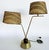 1950s Mid-Century Atomic 2-Arm Lamp, Fiberglass Shades For Sale In Miami - Image 6 of 8