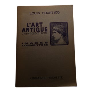 1936 L' Art Antique Librairie Hachette For Sale