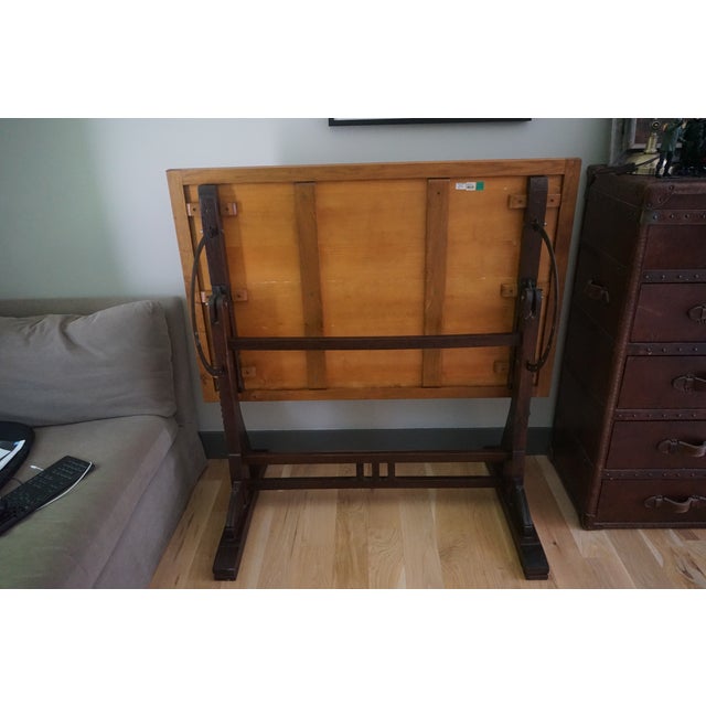 Reproduction of 1920’s French Drafting Table by Restoration Hardware For Sale In New York - Image 6 of 6