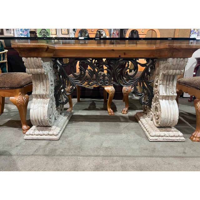 Thomasville Thomasville Dining Table Set of 7 For Sale - Image 4 of 8