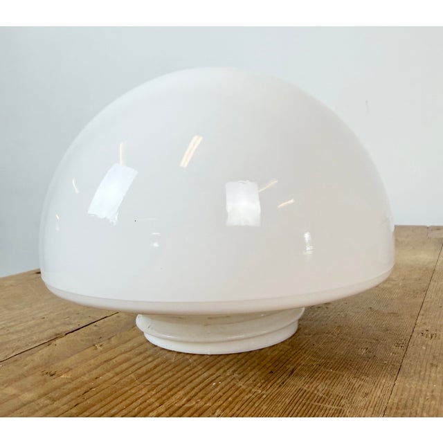 Vintage White Porcelain Ceiling Light, 1970s For Sale - Image 9 of 13