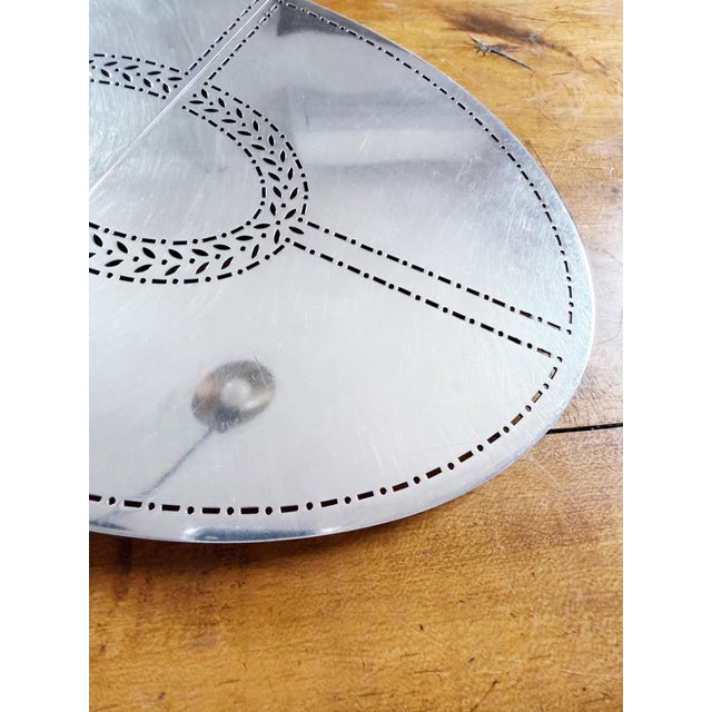 Traditional Antique Tiffany & Co Silver Plated Expandable Trivet For Sale - Image 3 of 7