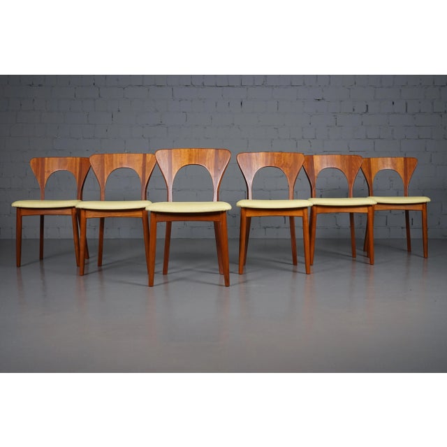 Mid-Century Modern Mid-Century Peter Dining Chairs by Niels Koefoed for Koefoeds Hornslet, 1950s, Set of 6 For Sale - Image 3 of 16