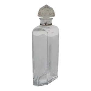 Large Art Deco Perfume Toilet Water Bottle Marked France C 1930's