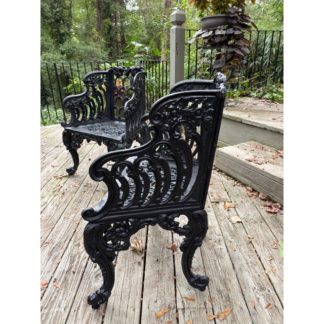 older reproductions of the white house jackie kennedy rose garden garden chairs... very heavy.. these have been...