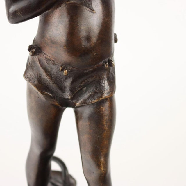 Fisherman Figure by Giovanni Varlese For Sale - Image 5 of 9