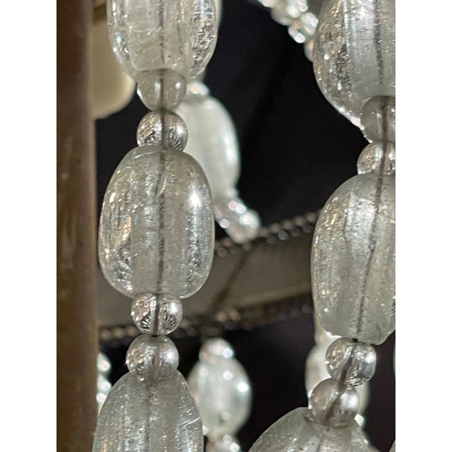 Italian Rock Crystal Chandelier For Sale In Dallas - Image 6 of 9