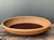 Vintage Rattan Woven Nantucket Basket With Wood Base For Sale - Image 9 of 12
