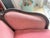 Wood Rococo Revival Loveseat With Antique Rose Velvet Upholstery and Decorative Walnut Carvings For Sale - Image 7 of 9