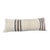 Turkish Hemp Pillow Cushion Natural Beige Black Cushion Cover 14"x40" For Sale