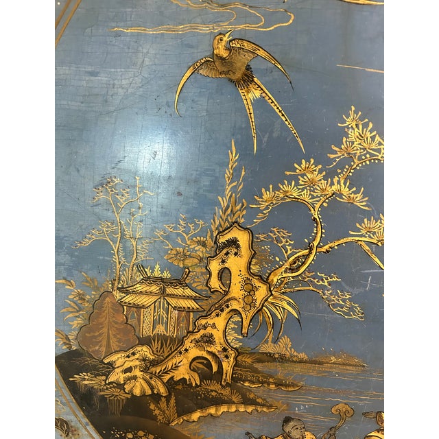 Vintage English Chinoiserie Table For Sale In New York - Image 6 of 12