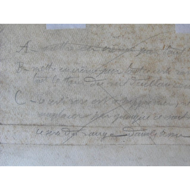 19th Century Antique Textile Design Gouache on Paper For Sale - Image 5 of 5