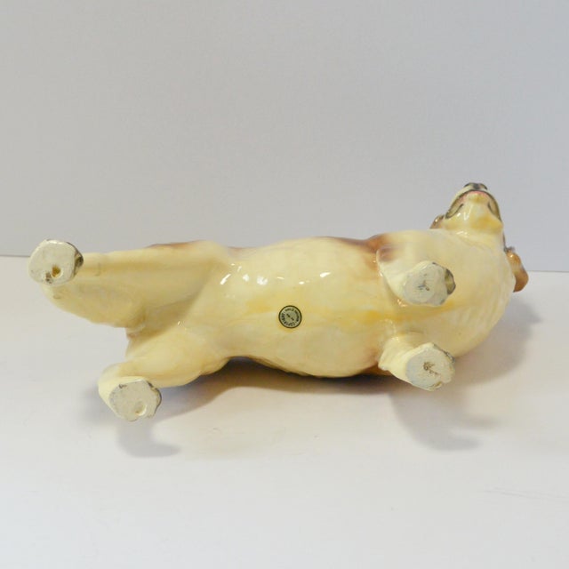 Largest Mortens Studio Saint Bernard Model 816 – 6.5" Tall Rare Studio Scale – 1940s American Ceramic Masterpiece For Sale - Image 9 of 10