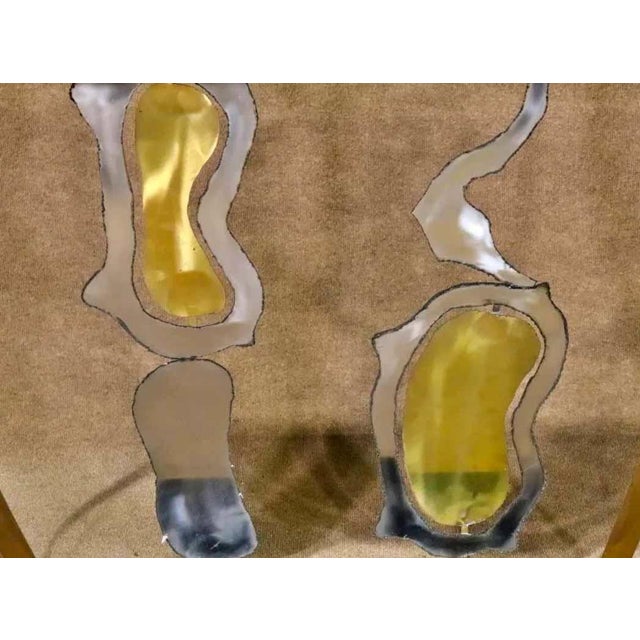 Mid-Century Modern Mixed Metal Console Tables - A Pair For Sale - Image 3 of 9